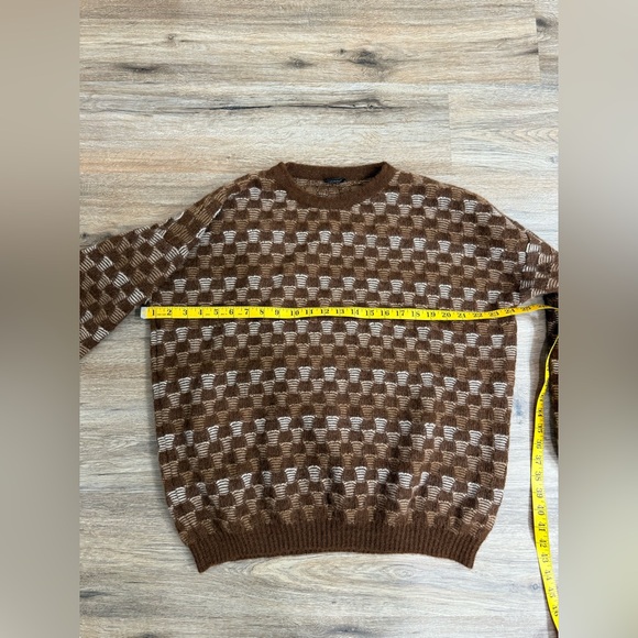 Mon Repos Alpaca Sweater Made in Peru Size L - Picture 6 of 8
